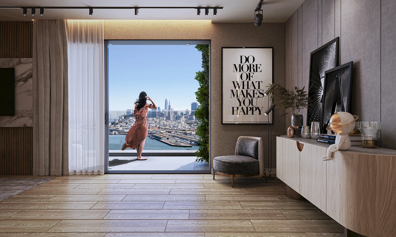 LUXURY PANORAMIC SUITE architectural visualization by PANZOOM Studio