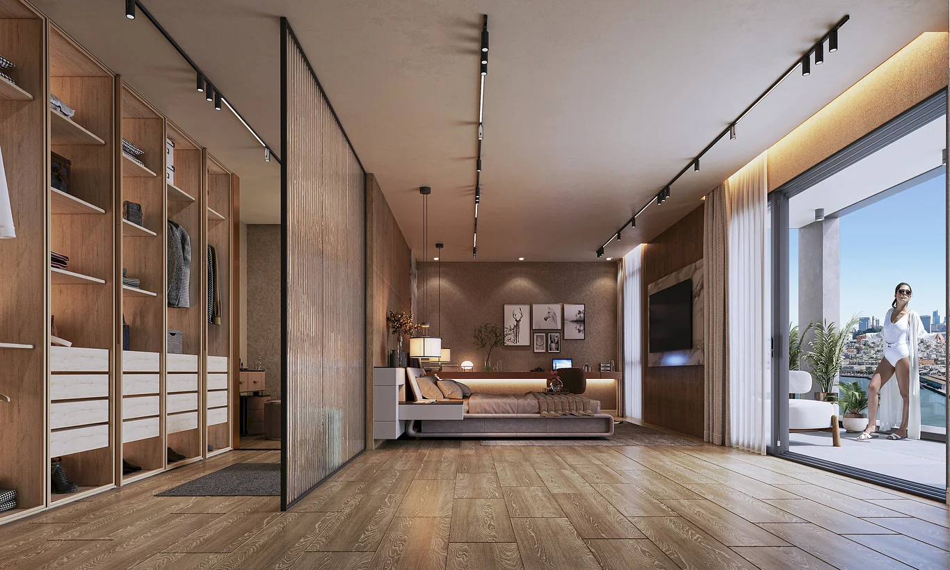 LUXURY PANORAMIC SUITE architectural visualization