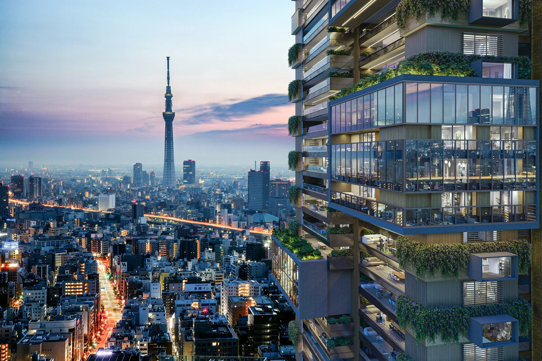 MOYO TOWER architectural visualization by PANZOOM Studio