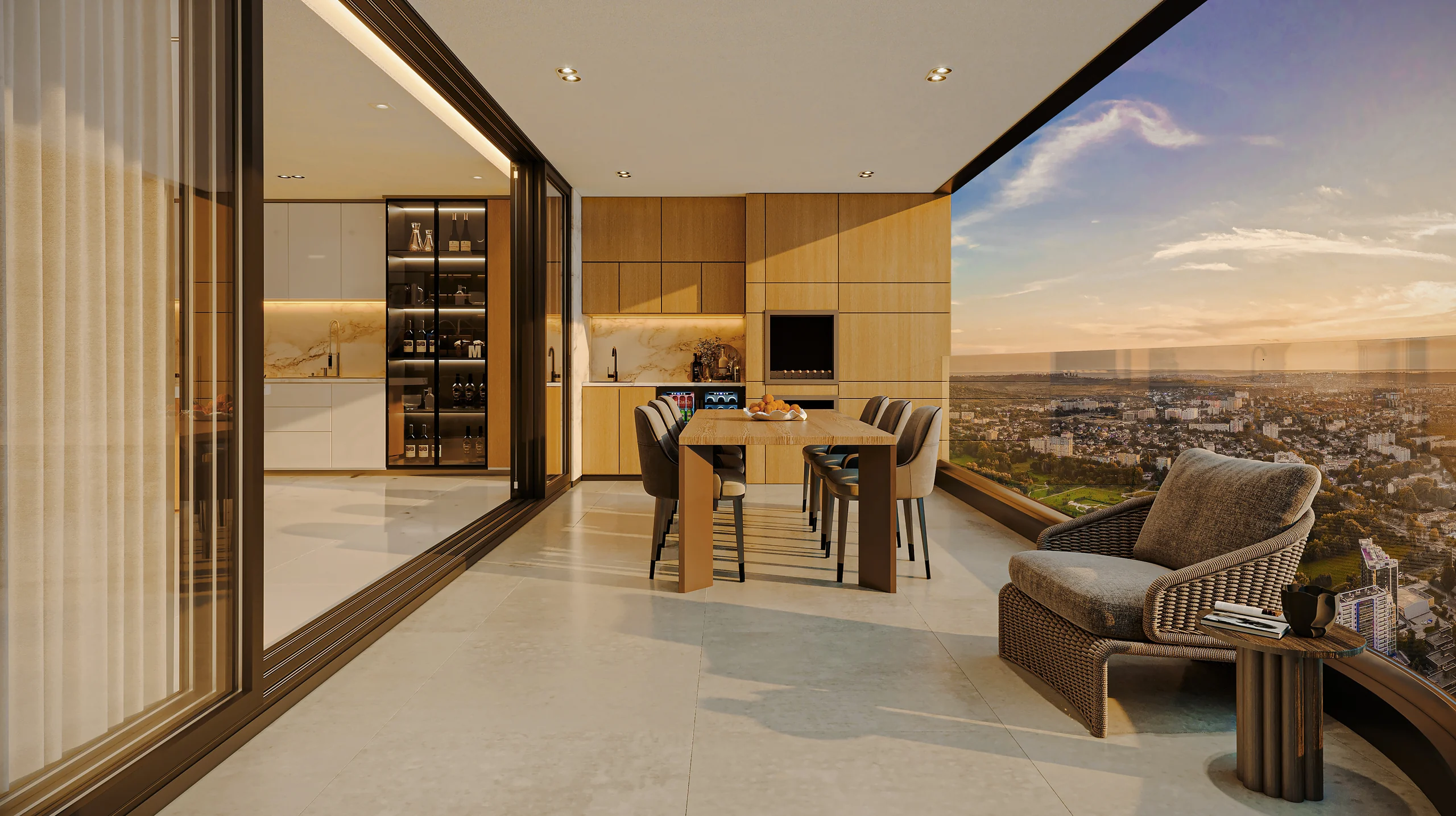 NOVERA SKY architectural visualization by PANZOOM Studio