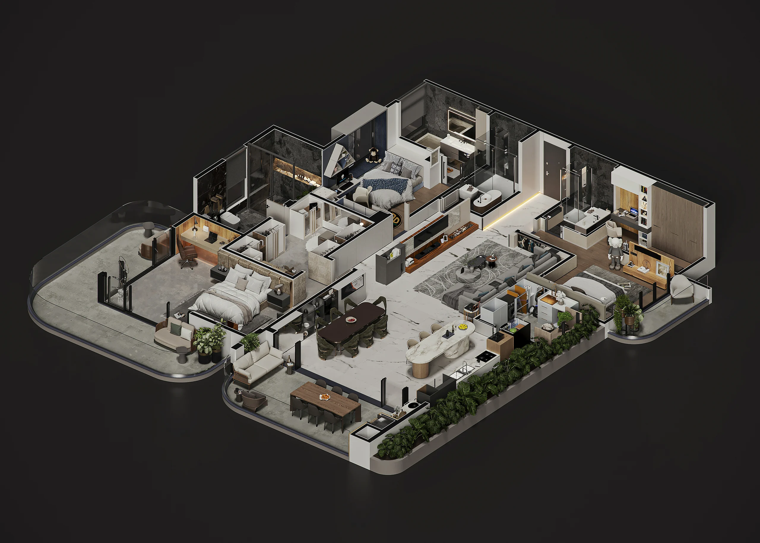NOVERA SKY architectural visualization by PANZOOM Studio
