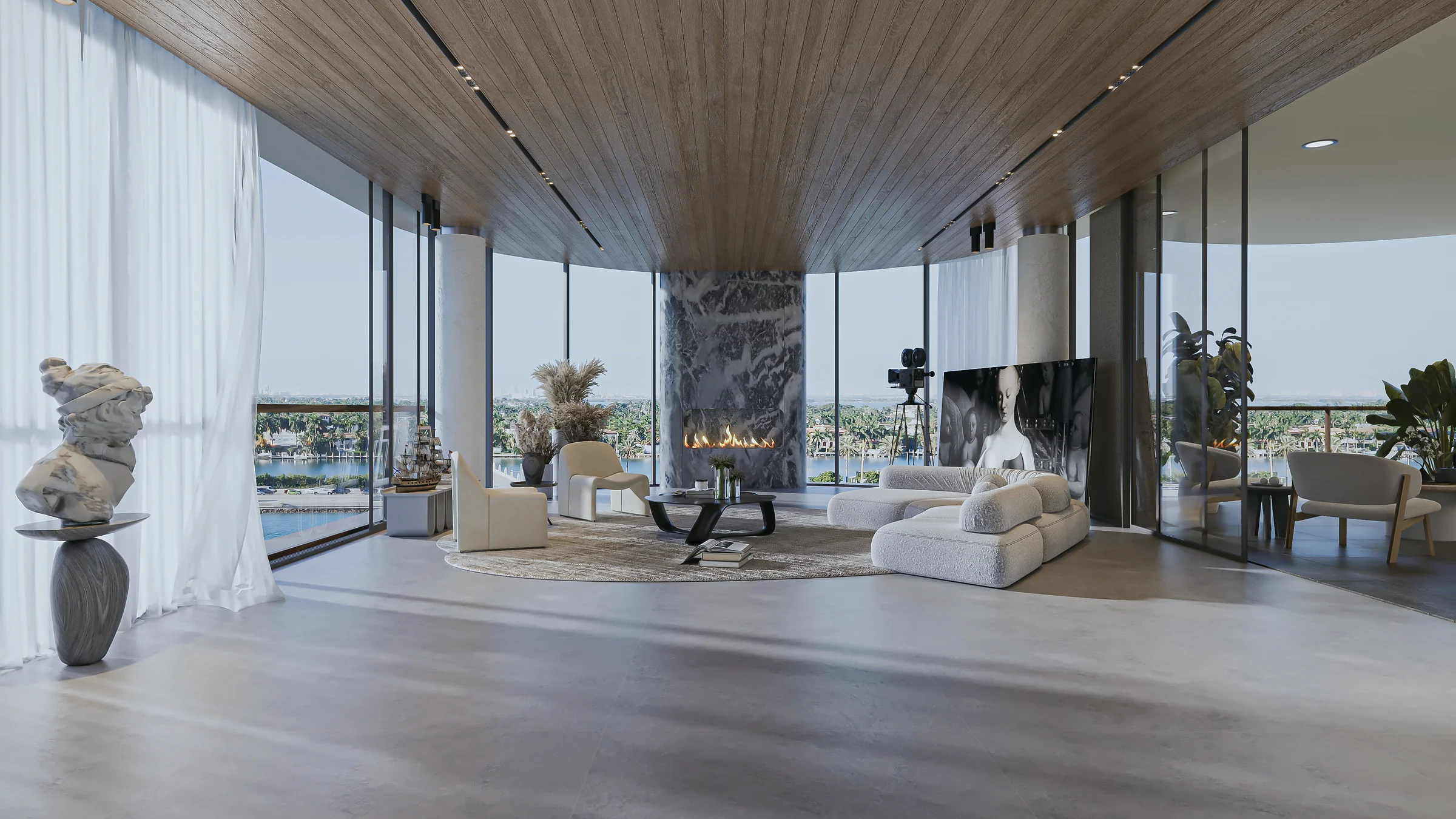 PREMIUM MIAMI APARTMENT architectural visualization by PANZOOM Studio