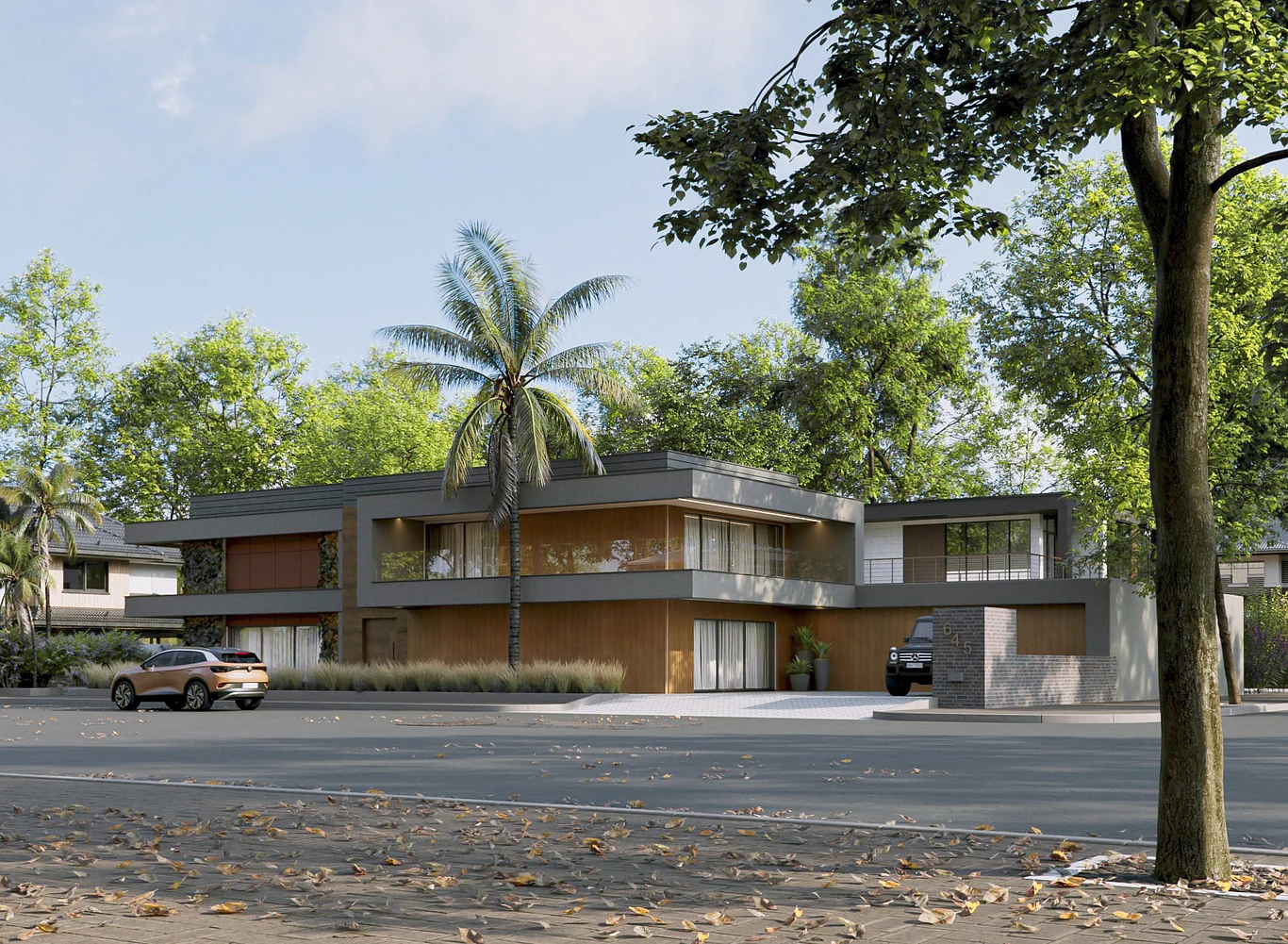 ROAD VILLA architectural visualization by PANZOOM Studio